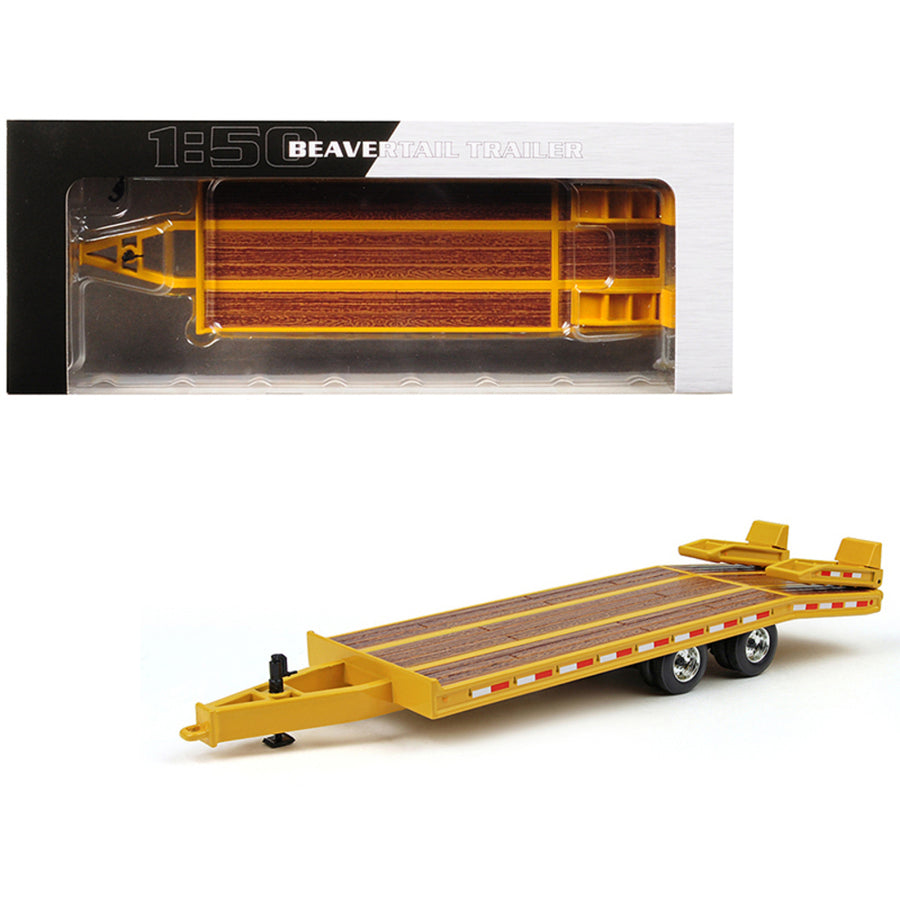 Beavertail Trailer Yellow 1/50 Diecast Model By First Gear 50-3237