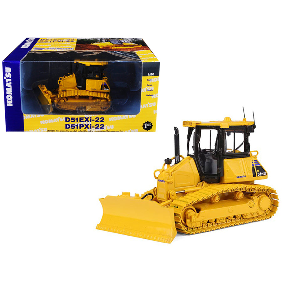 Komatsu D51pxi-22 Dozer With Hitch 1/50 Diecast Model By First Gear 50-3283