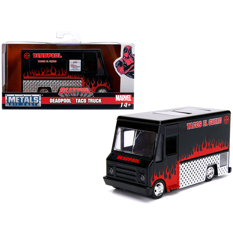 Deadpool Taco Truck Black Marvel Series 1/32 Diecast Model By Jada 30864