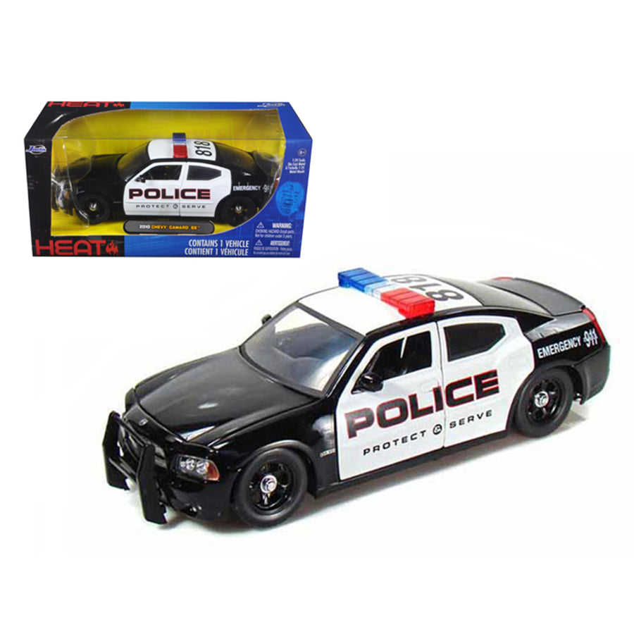 2006 Dodge Charger R/t Highway Patrol With Stock Wheels 1/24 Diecast Model Car By Jada 91984s/r