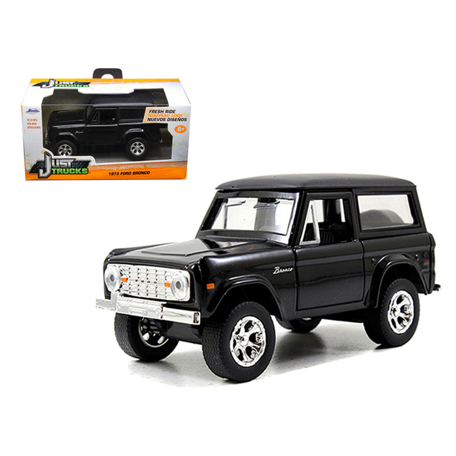 1973 Ford Bronco Black 1/32 Diecast Model Car By Jada 97050