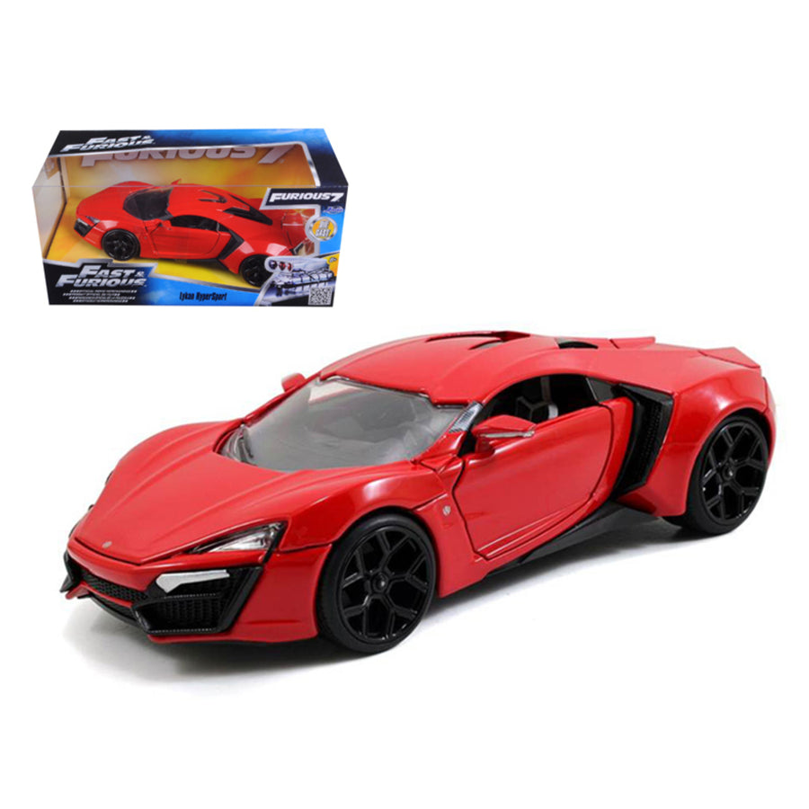 Lykan Hypersport Fast & Furious 7 Movie 1/24 Diecast Model Car By Jada 97377