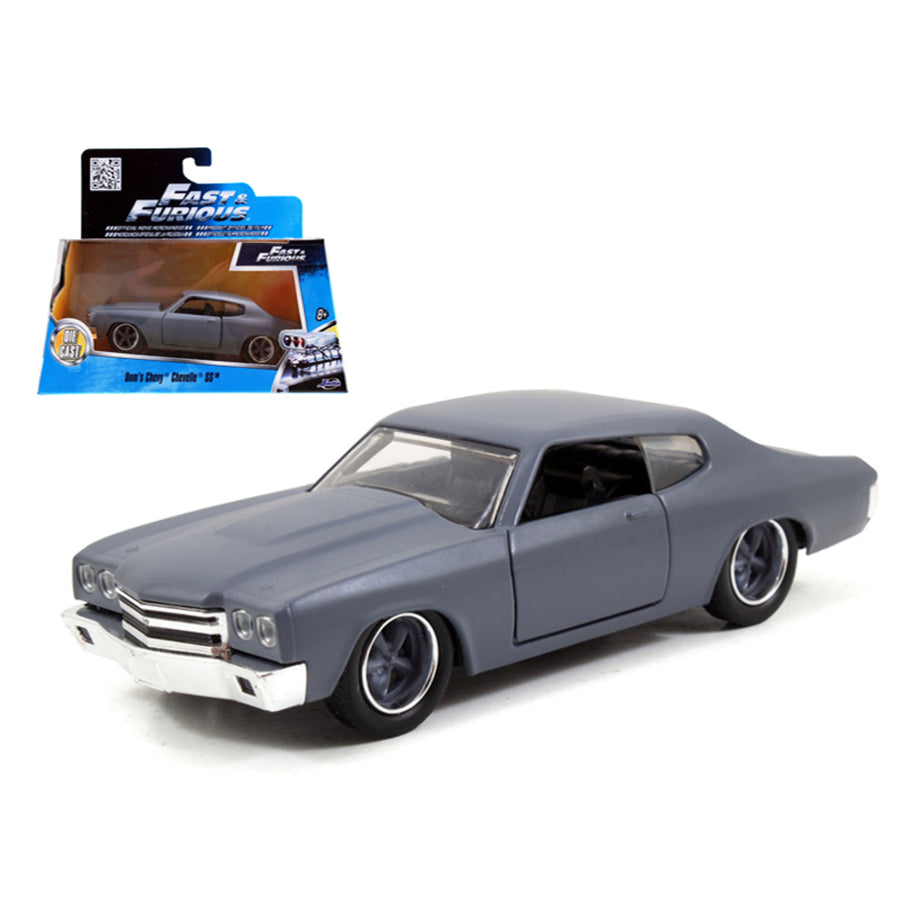 Doms Chevrolet Chevelle Ss Primer Grey Fast & Furious Movie 1/32 Diecast Model Car By Jada 97379