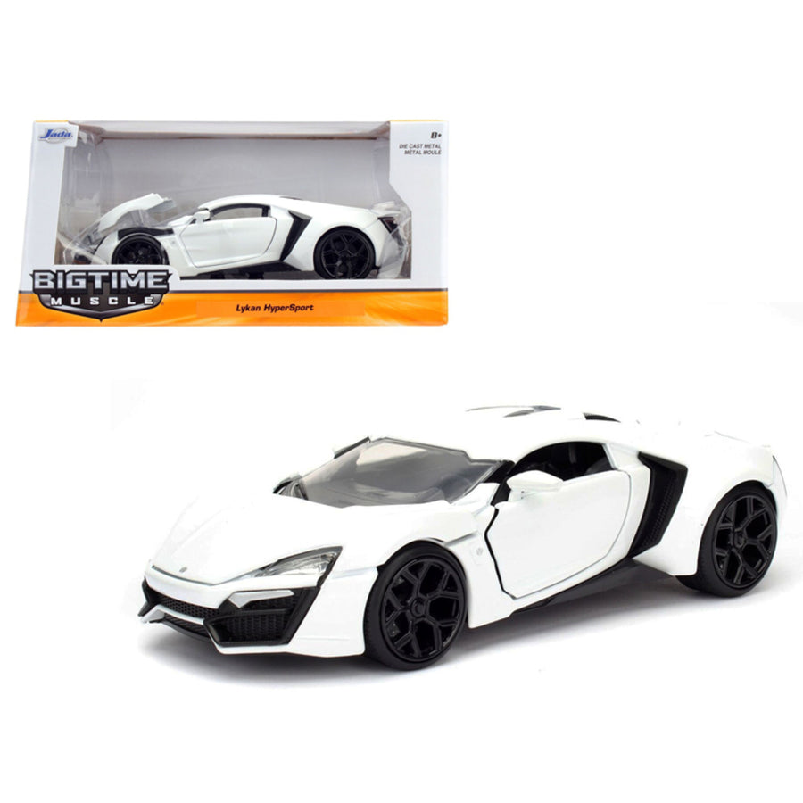 Lykan Hypersport White 1/24 Diecast Model Car By Jada 98028