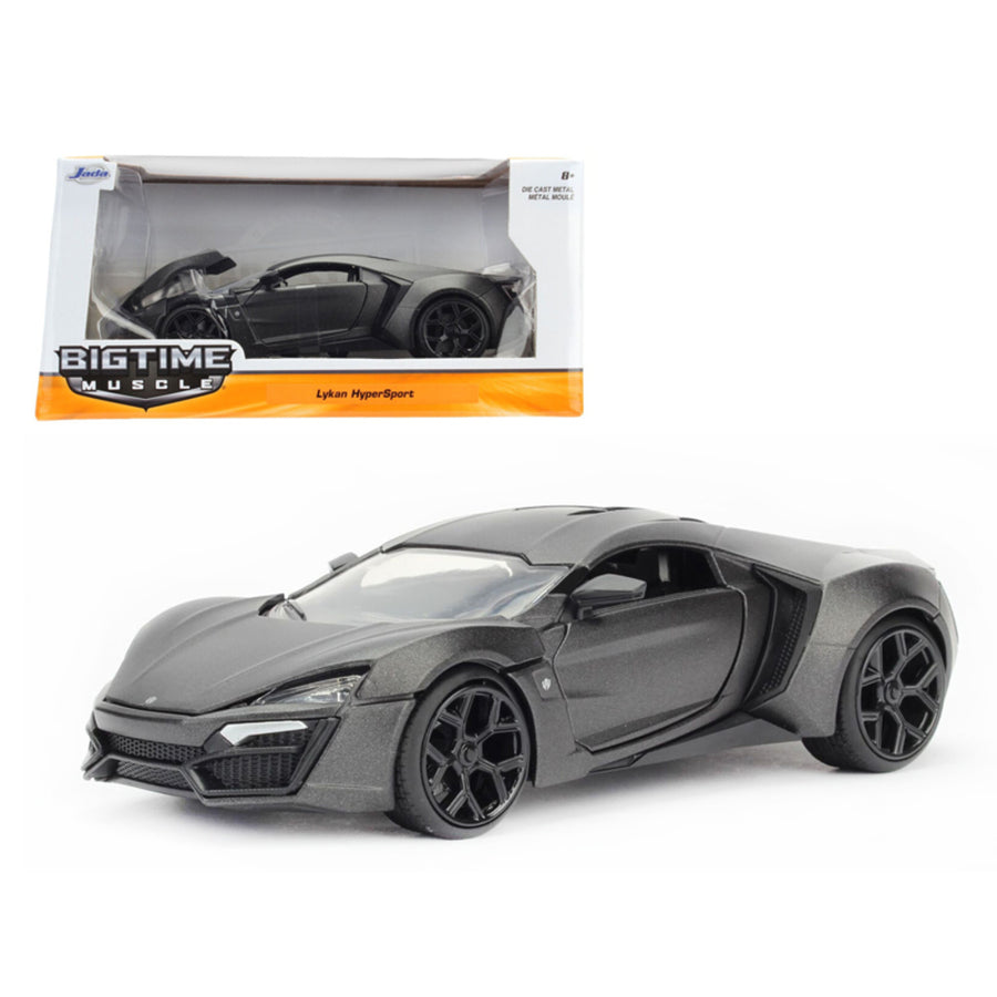 Lykan Hypersport Primer Gray 1/24 Diecast Model Car By Jada 98075