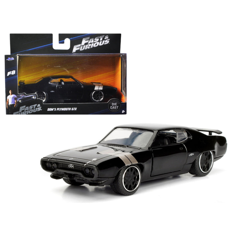 Doms Plymouth Gtx Fast & Furious F8 The Fate Of The Furious Movie 1/32 Diecast Model Car By Jada 98300