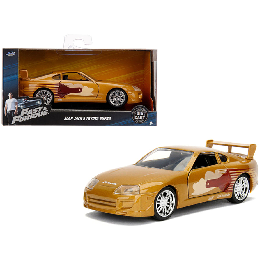 Slap Jacks Toyota Supra Gold Fast & Furious Movie 1/32 Diecast Model Car By Jada 99542