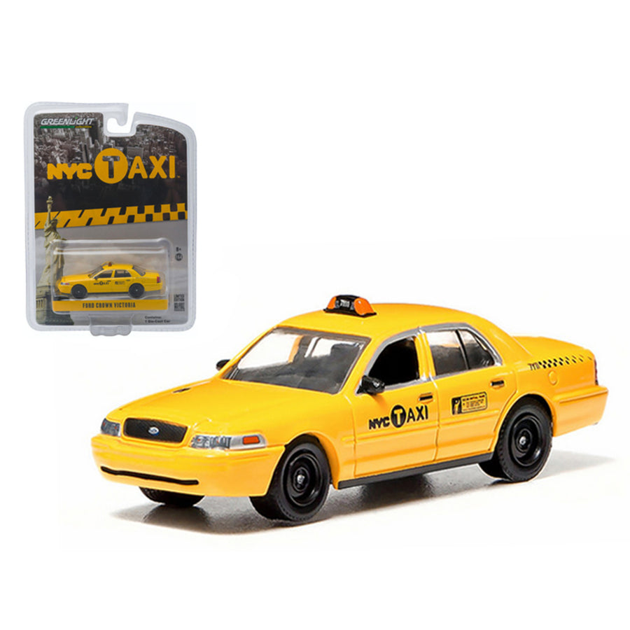 Ford Crown Victoria New York City Taxi (nyc) Greenlight Exclusive 1/64 Diecast Model Car By Greenlight 29773