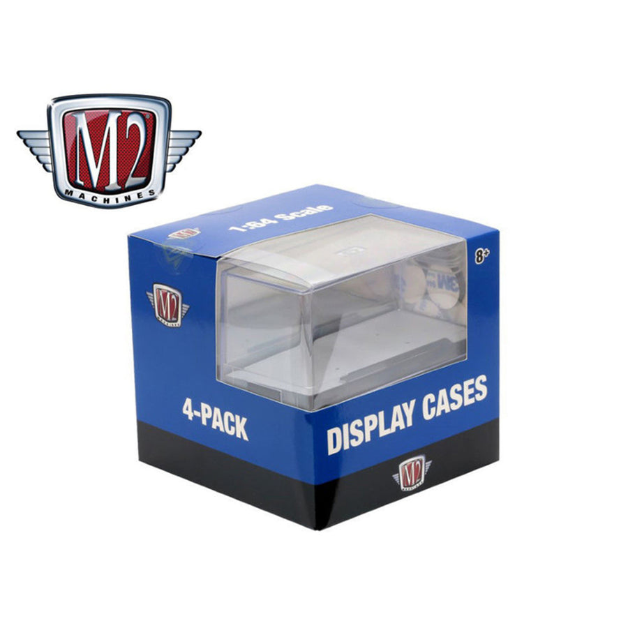 Set Of 4 Acrylic Display Showcases For 1/64 Scale Model Cars By M2 Machines 22000