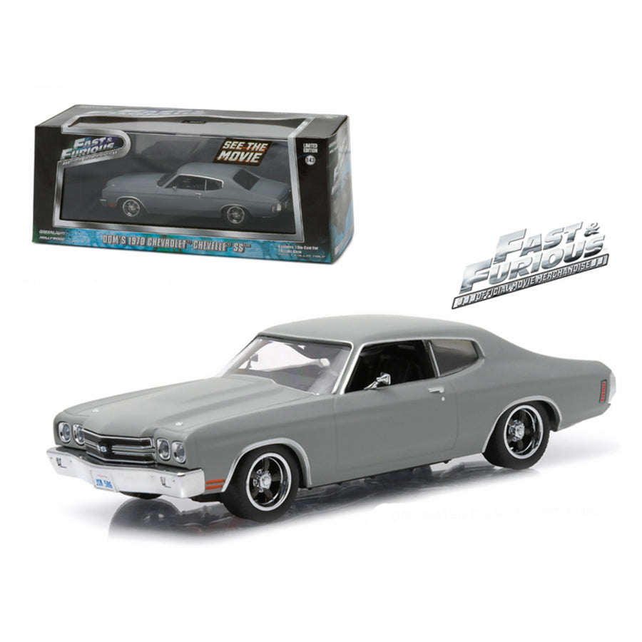 Doms 1970 Chevrolet Chevelle Ss Fast And Furious Movie (2009) 1/43 Diecast Model Car By Greenlight 86227