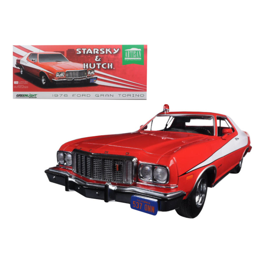 1976 Ford Gran Torino Starsky And Hutch (tv Series 1975-79) 1/18 Diecast Model Car By Greenlight 19017