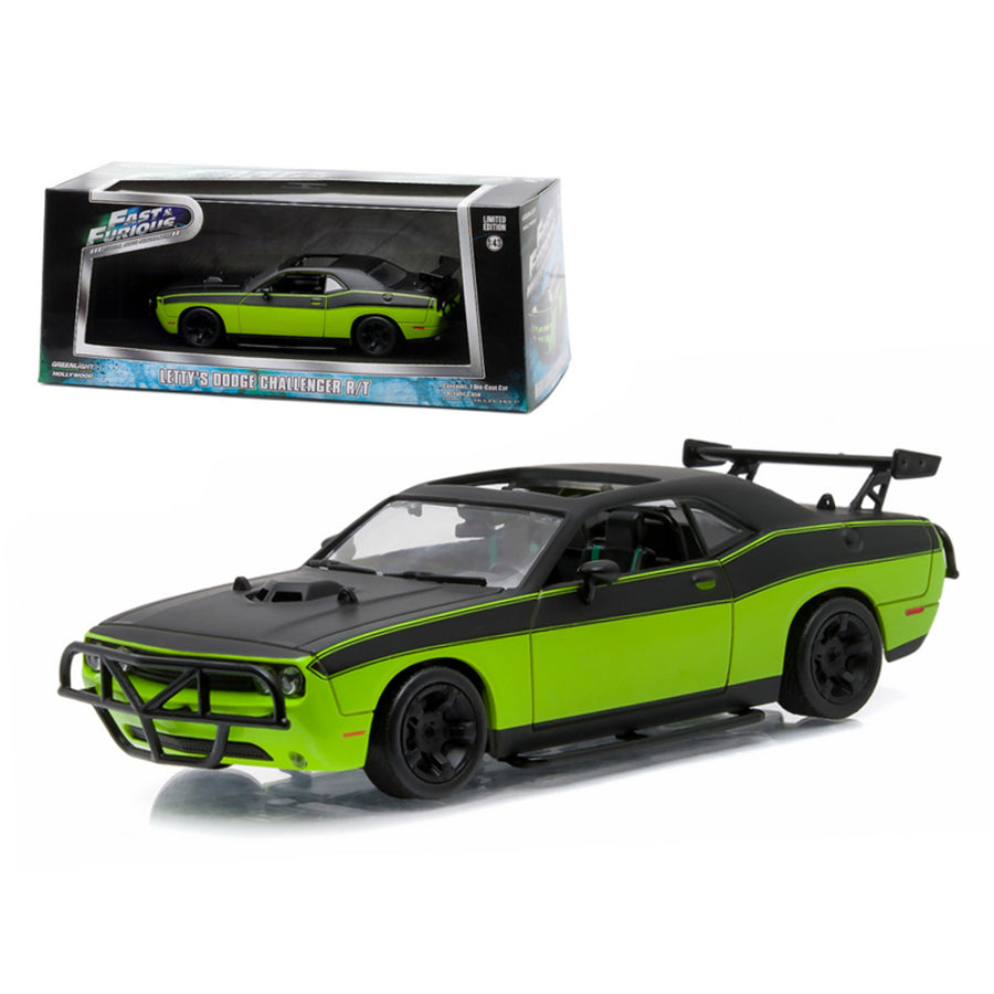 Lettys 2014 Dodge Challenger Srt-8 Fast And Furious-fast 7 Movie (2014) 1/43 Diecast Model Car By Greenlight 86230
