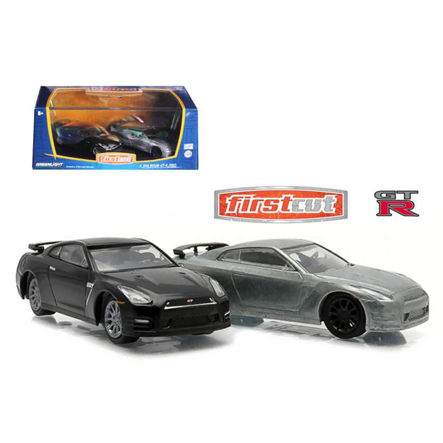 First Cut 2007-14 Nissan Skyline Gt-r (r35) Hobby Only Exclusive 2 Cars Set 1/64 Diecast Model Cars By Greenlight 29831