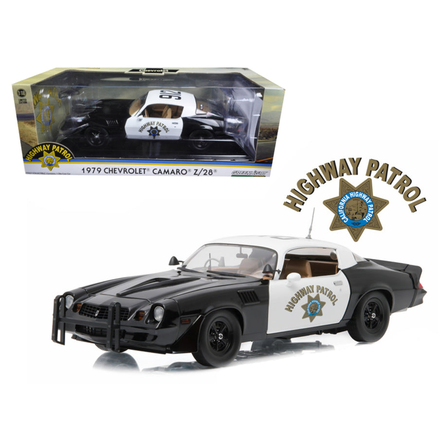 1979 Chevrolet Camaro Z/28 California Highway Patrol Hardtop (chp) 1/18 Diecast Model Car By Greenlight 12964