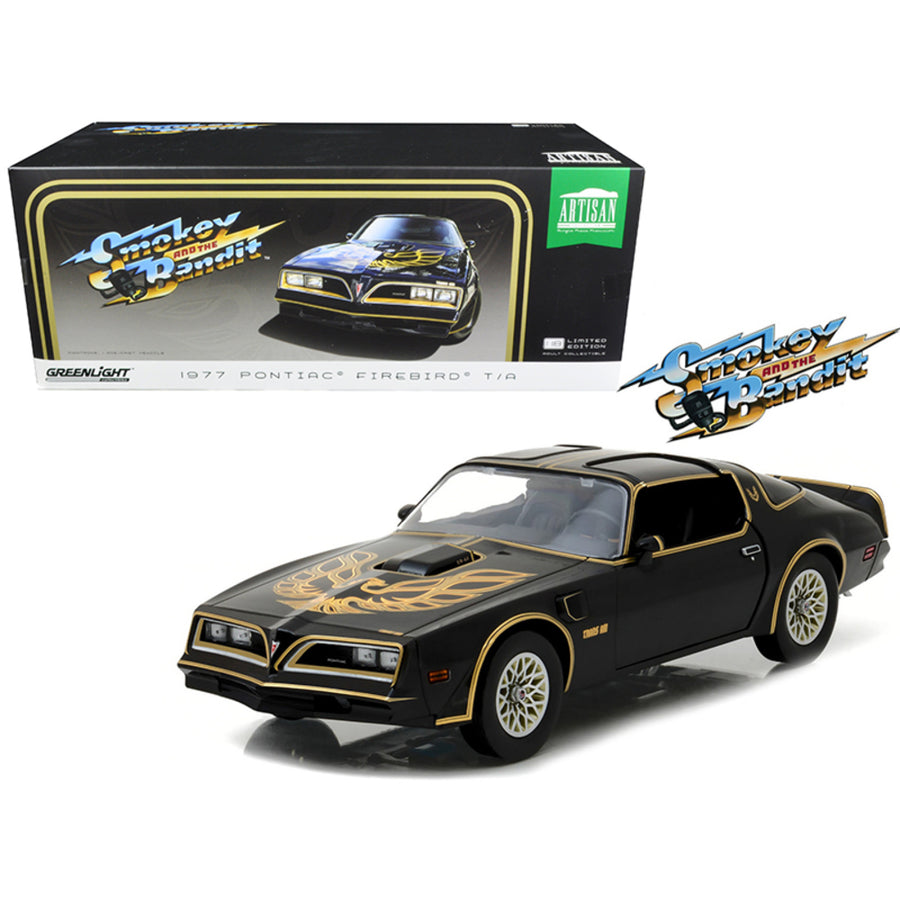 1977 Pontiac Firebird Trans Am Smokey And The Bandit (1977) Movie Artisan Collection  1/18 Diecast Model Car  By Greenlight 19025