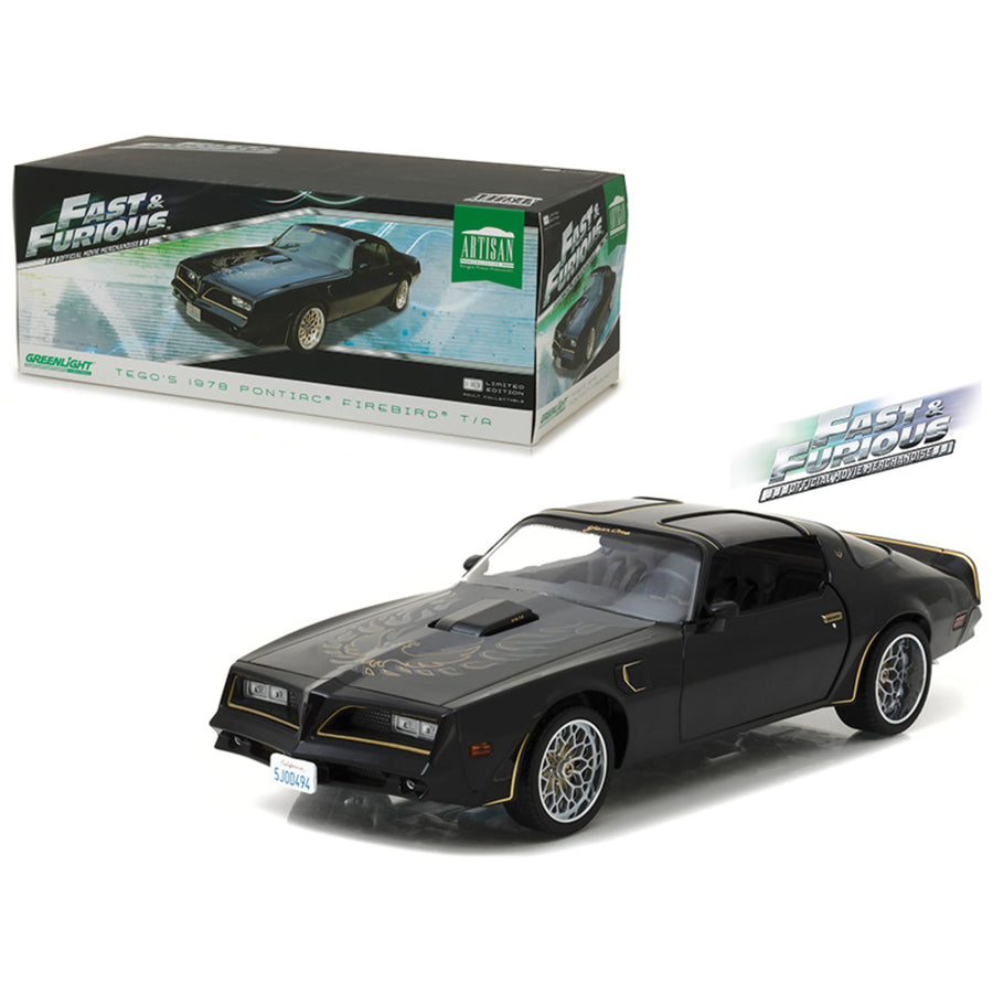 Tegos 1978 Pontiac Firebird Trans Am Fast & Furious (2009) Movie Artisan Collection 1/18 Diecast Model Car  By Greenlight 19026