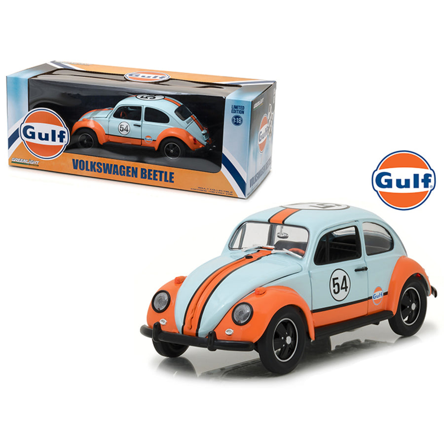 Volkswagen Beetle Gulf Oil Racer #54 1/18 Diecast Model Car By Greenlight 12994