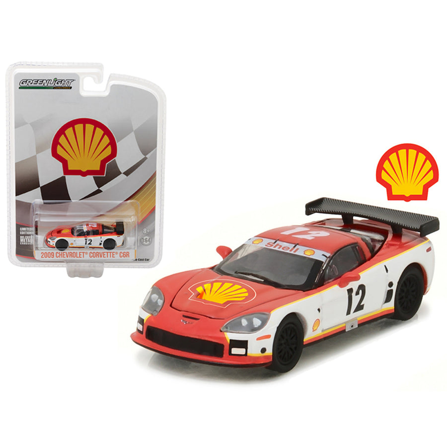2009 Chevrolet Corvette C6r Shell Oil Hobby Exclusive 1/64 Diecast Model Car By Greenlight 29907