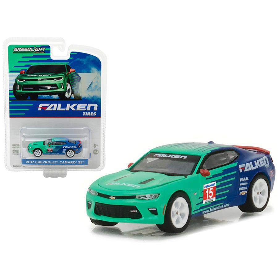 2017 Chevrolet Camaro Ss Falken Tire Hobby Exclusive 1/64 Diecast Model Car By Greenlight 29914