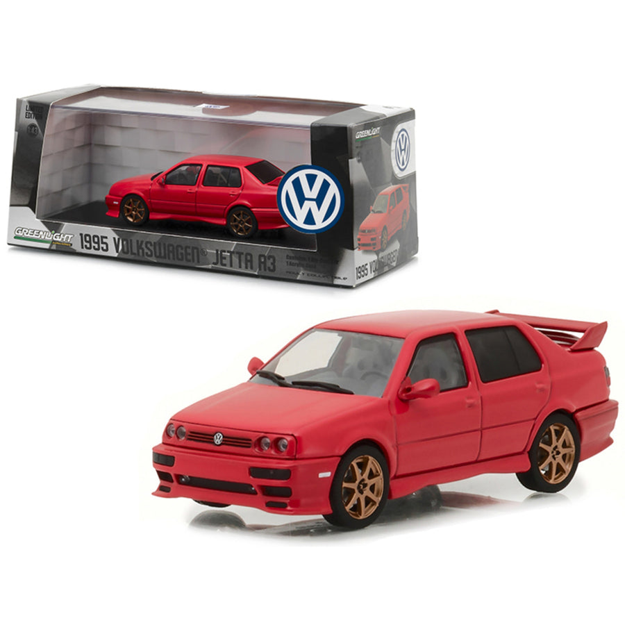 1995 Volkswagen Jetta A3 Red 1/43 Diecast Model Car By Greenlight 86313