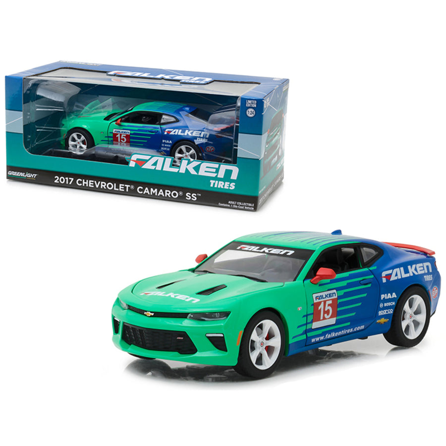 2017 Chevrolet Camaro Ss Falken Tires 1/24 Diecast Model Car By Greenlight 18241