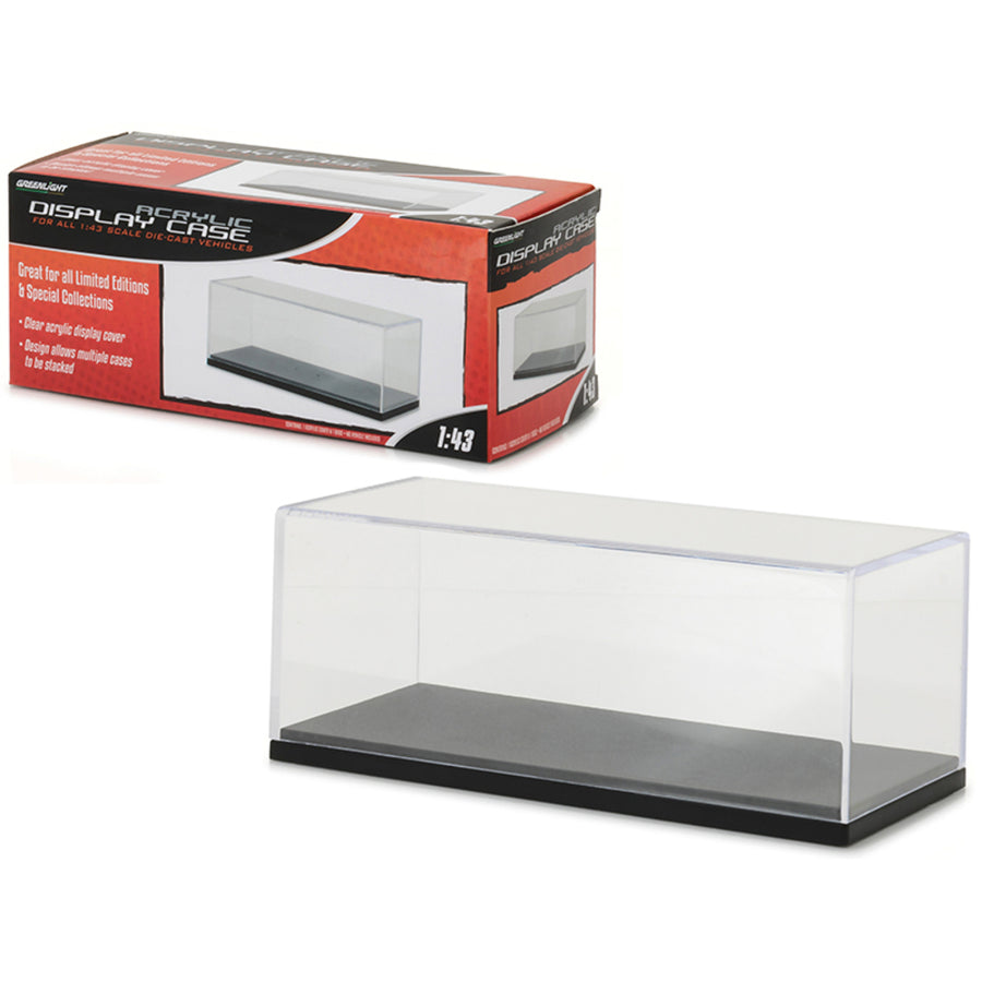 Acrylic Display Show Case With Plastic Base For 1/43 Scale Model Cars By Greenlight 55023