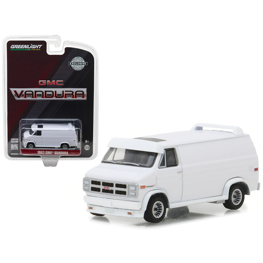 1983 Gmc Vandura Van White Hobby Exclusive 1/64 Diecast Model Car By Greenlight 29939
