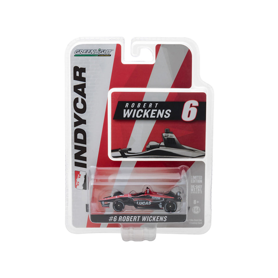 Honda Dallara Indy Car #6 Robert Wickens Lucas Oil Schmidt Peterson Motorsports 1/64 Diecast Model Car By Greenlight 10826
