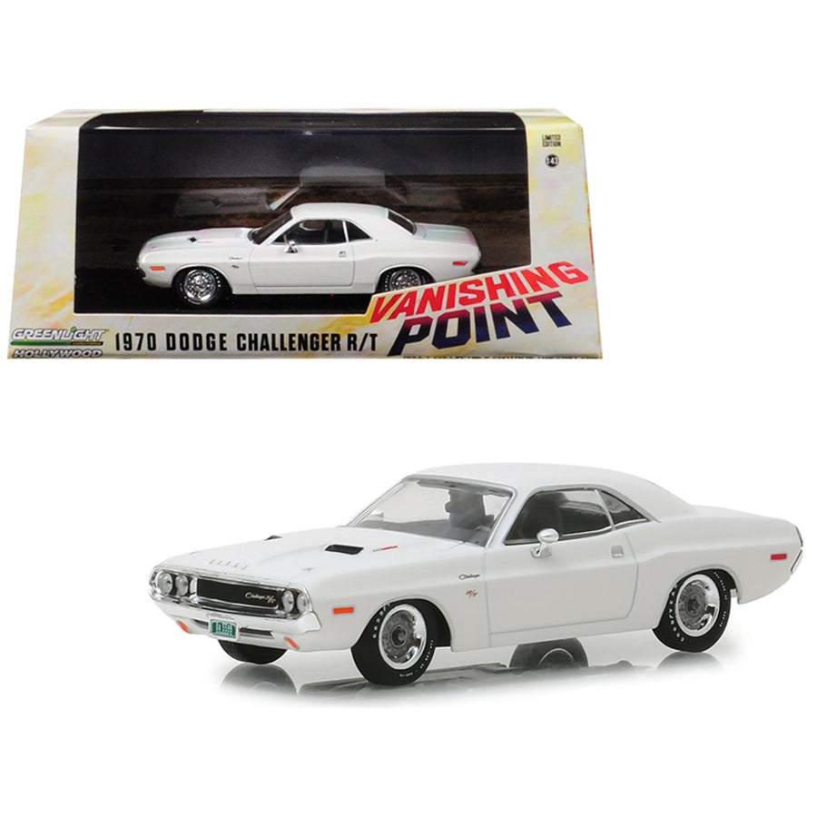 1970 Dodge Challenger R/t White Vanishing Point (1971) Movie 1/43 Diecast Model Car By Greenlight 86545