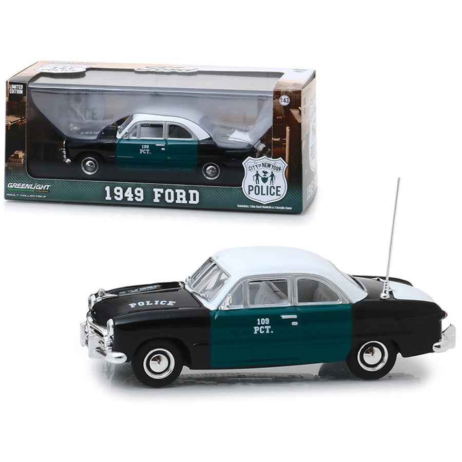 1949 Ford New York City Police Department (nypd) 1/43 Diecast Model Car By Greenlight 86165