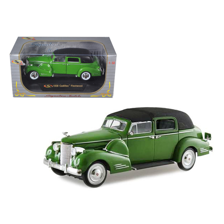 1938 Cadillac Series 90 V16 Fleetwood Green 1/32 Diecast Model Car By Signature Models 32340grn