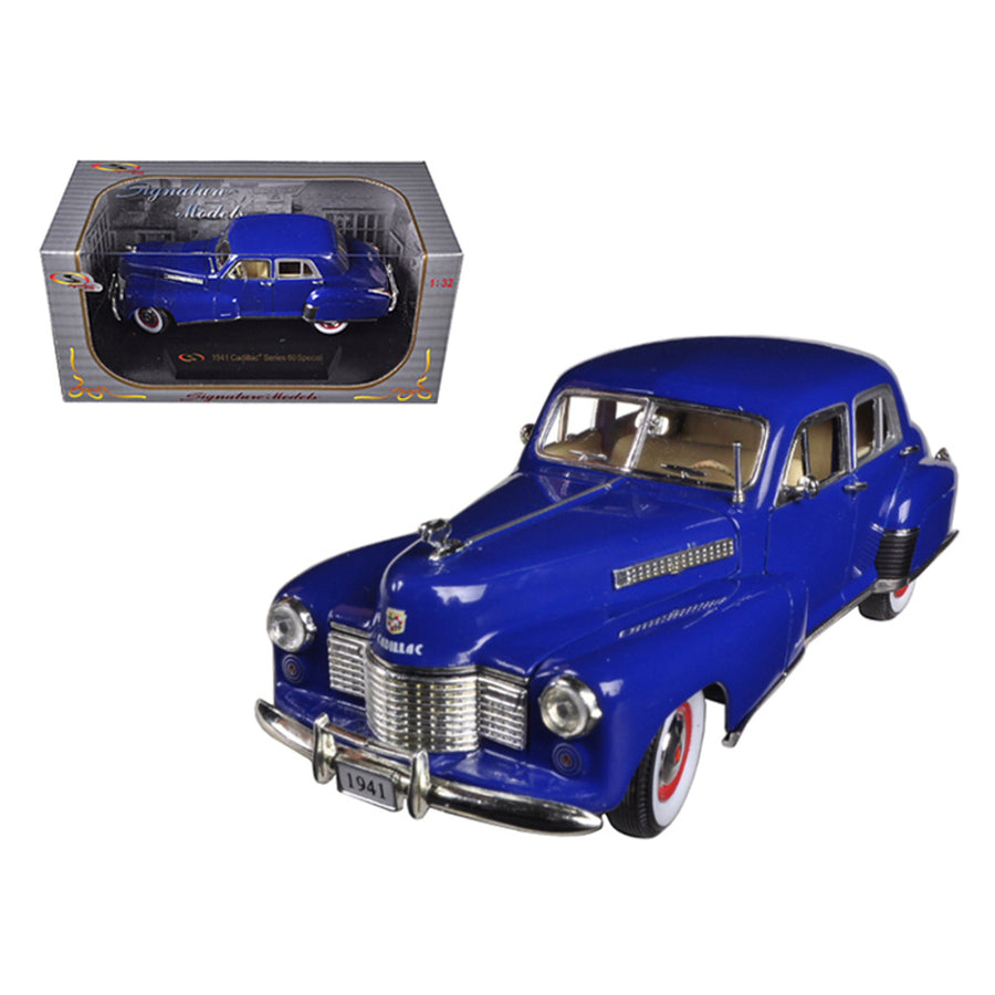 1941 Cadillac Series 60 Special Blue 1/32 Diecast Car Model By Signature Models 32357bl