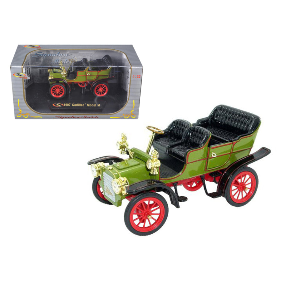 1907 Cadillac Model M Green 1/32 Diecast Car Model By Signature Models 32360grn