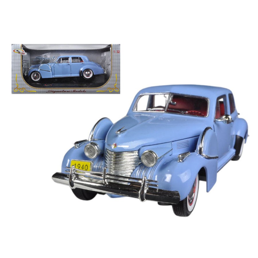 1940 Cadillac Sixty Special Blue 1/32 Diecast Car Model By Signature Models 32361bl