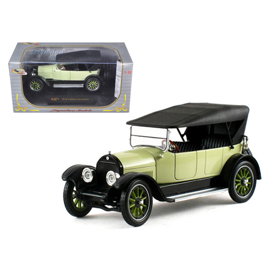 1919 Cadillac Type 57 Soft Top Lime 1/32 Diecast Model Car By Signature Models 32363lm