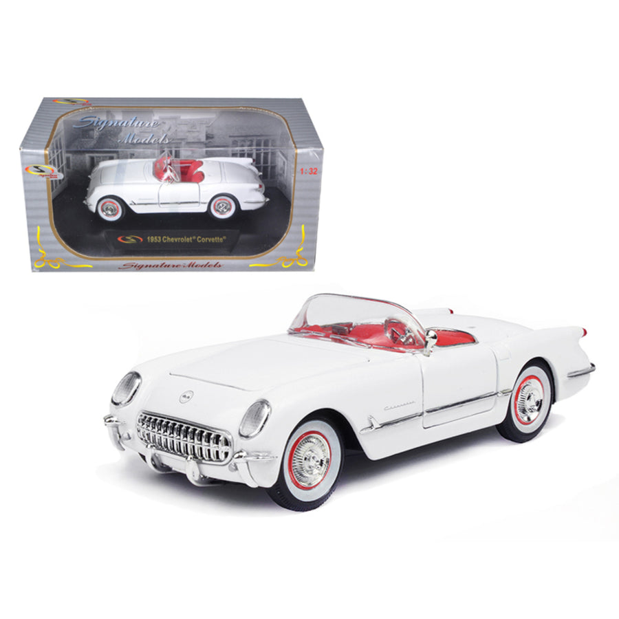 1953 Chevrolet Corvette White 1/32 Diecast Model Car By Signature Models 32429w