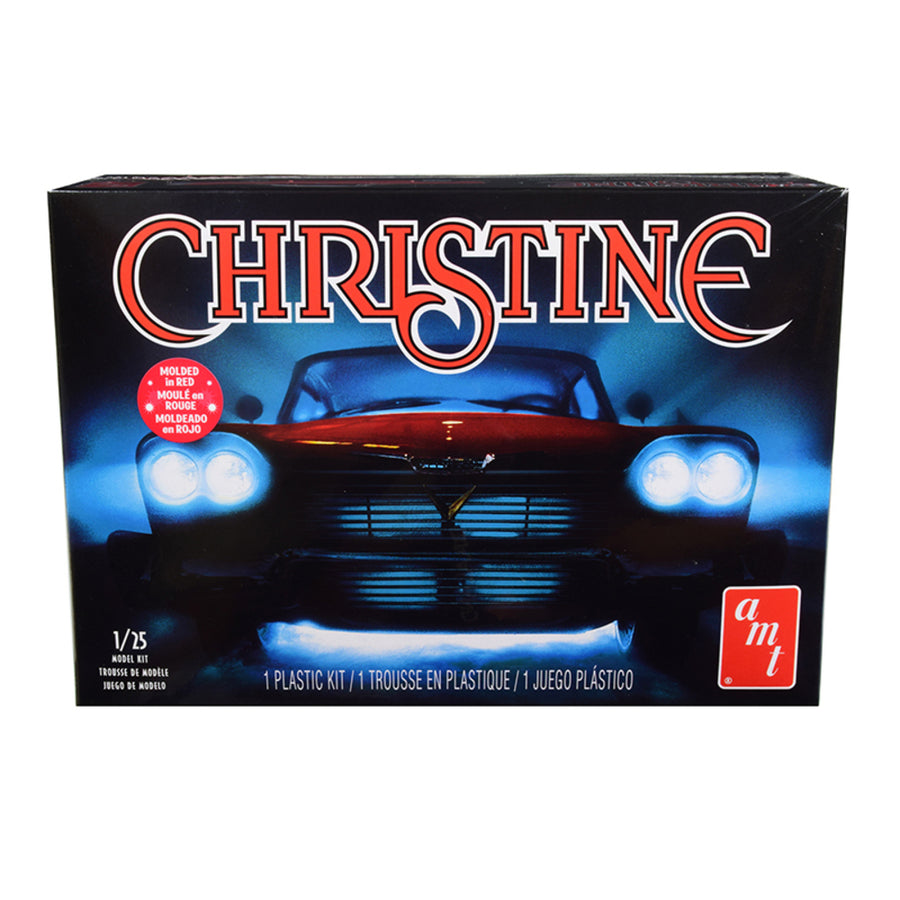 Skill 2 Model Kit 1958 Plymouth Fury Christine (1983) Movie 1/25 Scale Model By Amt Amt801m