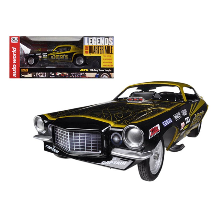 1970s Jeg Coughlin Chevrolet Camaro Nhra Funny Car Limited To 1500pc 1/18 Model Car Autoworld Aw1160