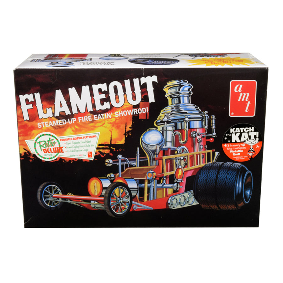 Skill 2 Model Kit Flameout Show Rod Revival Car 1/25 Scale Model By Amt Amt934
