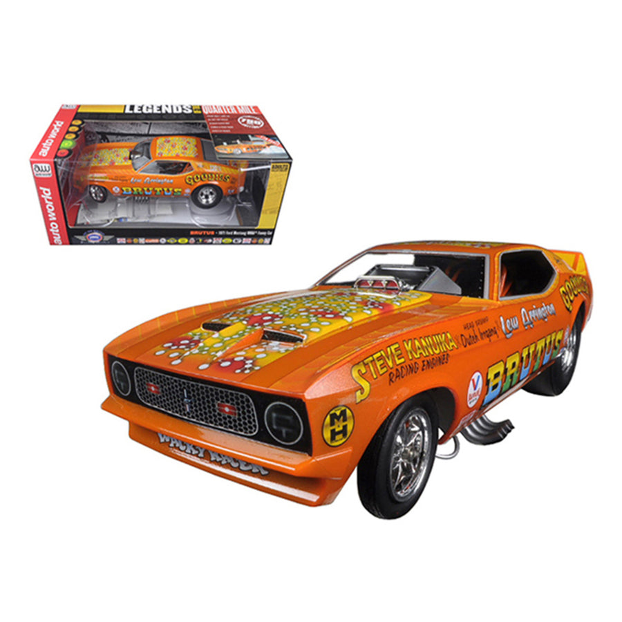 1971 Ford Mustang Nhra Funny Car Limited Edition To 750pcs 1/18 Model Car By Autoworld Aw1169