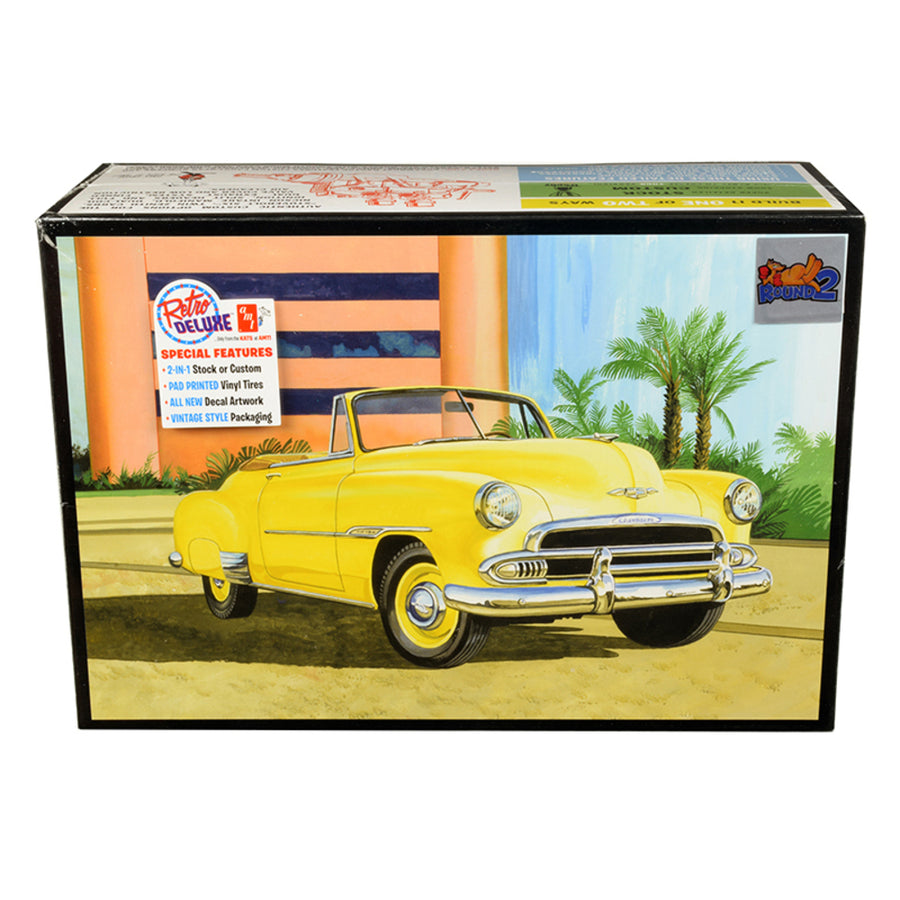 Skill 2 Model Kit 1951 Chevrolet Convertible Sun Cruiser 2 In 1 Kit 1/25 Scale Model By Amt Amt1041