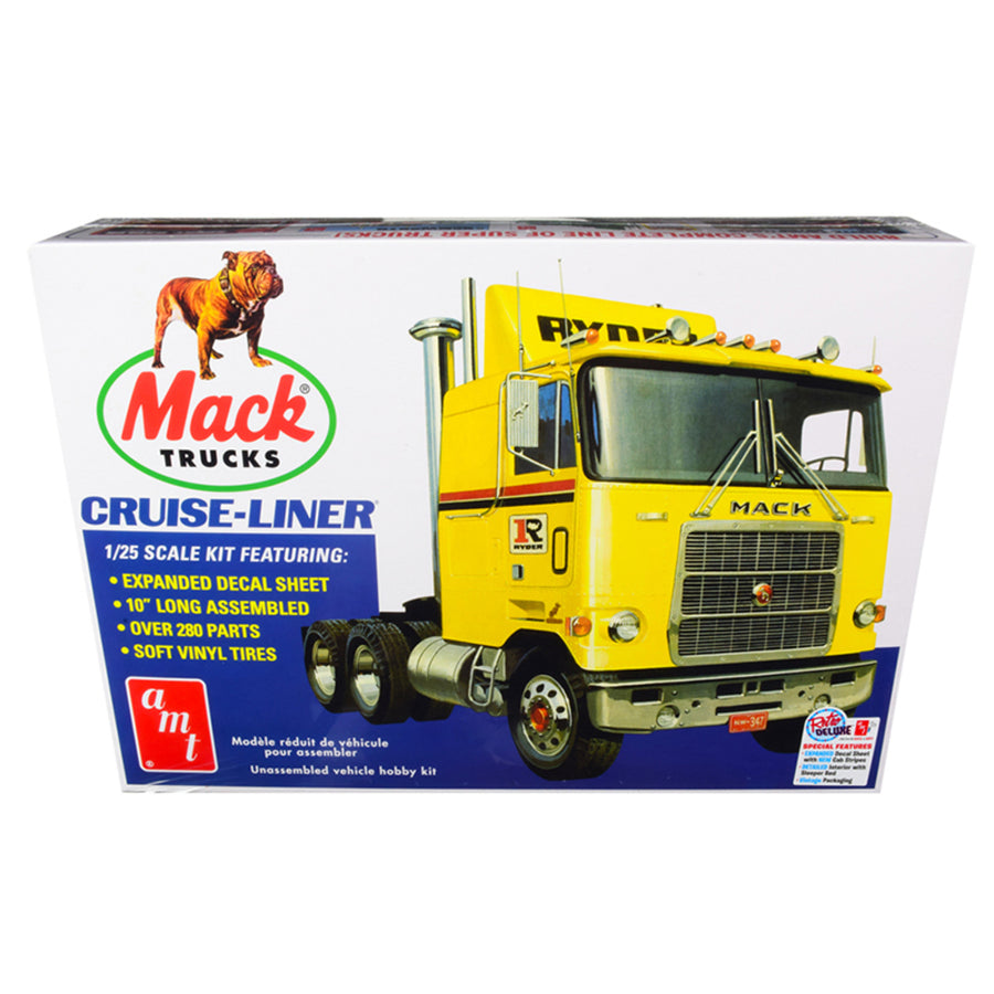 Skill 3 Model Kit Mack Cruise-liner Truck 1/25 Scale Model By Amt Amt1062