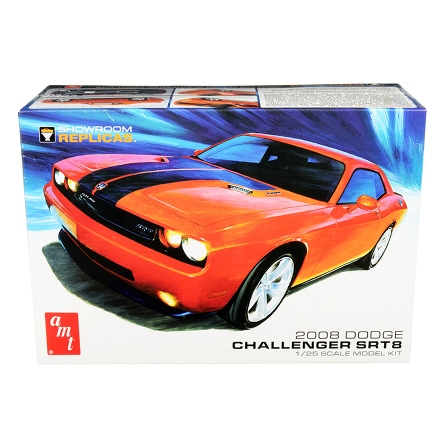 Skill 2 Model Kit 2008 Dodge Challenger Srt8 Showroom Replicas 1/25 Scale Model By Amt Amt1075