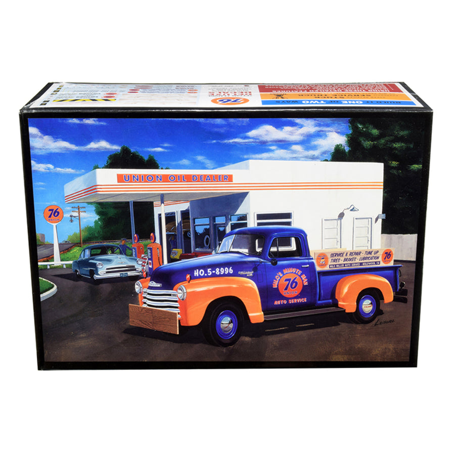 Skill 2 Model Kit 1950 Chevrolet 3100 Pickup Truck Union 76 2 In 1 Kit (skill 2) 1/25 Scale Model By Amt Amt1076