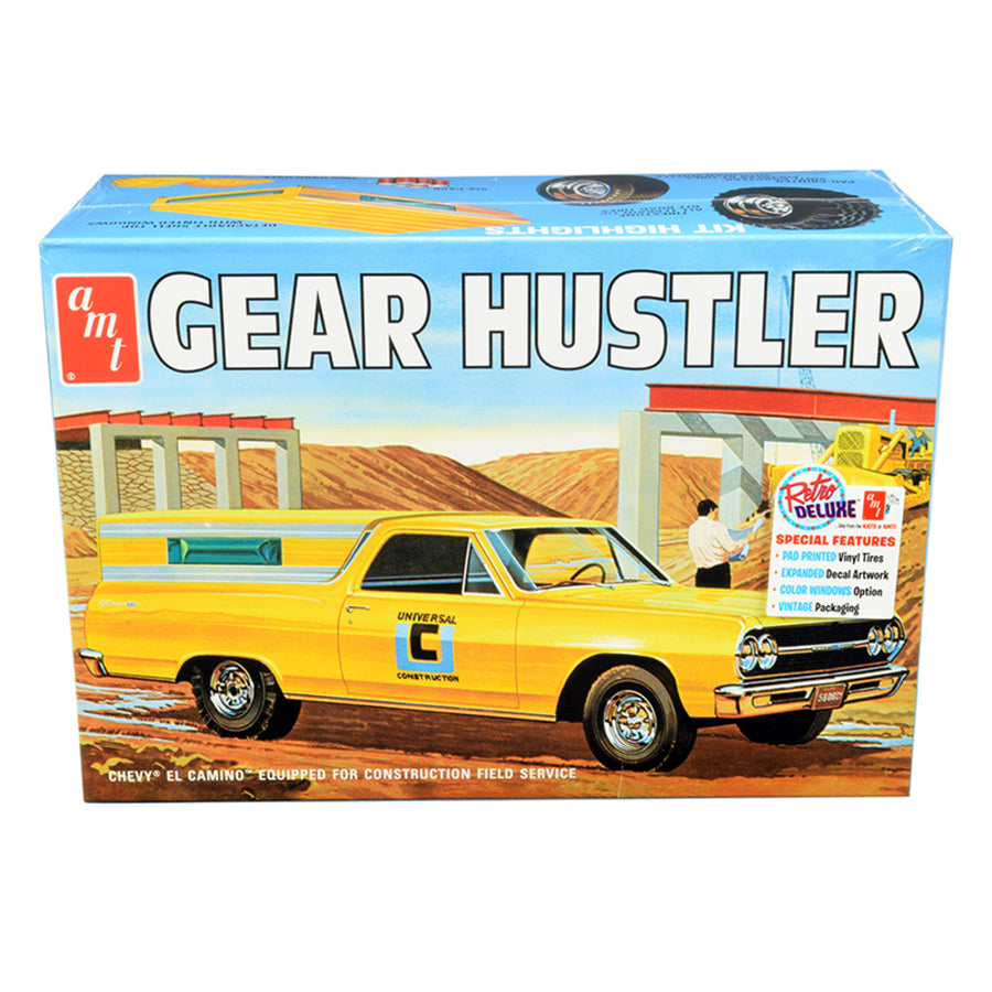 Skill 2 Model Kit 1965 Chevrolet El Camino Gear Hustler Pickup 1/25 Scale Model By Amt Amt1096