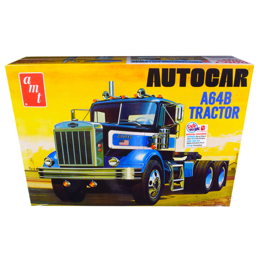 Skill 3 Model Kit Autocar A64b Tractor 1/25 Scale Model By Amt Amt1099