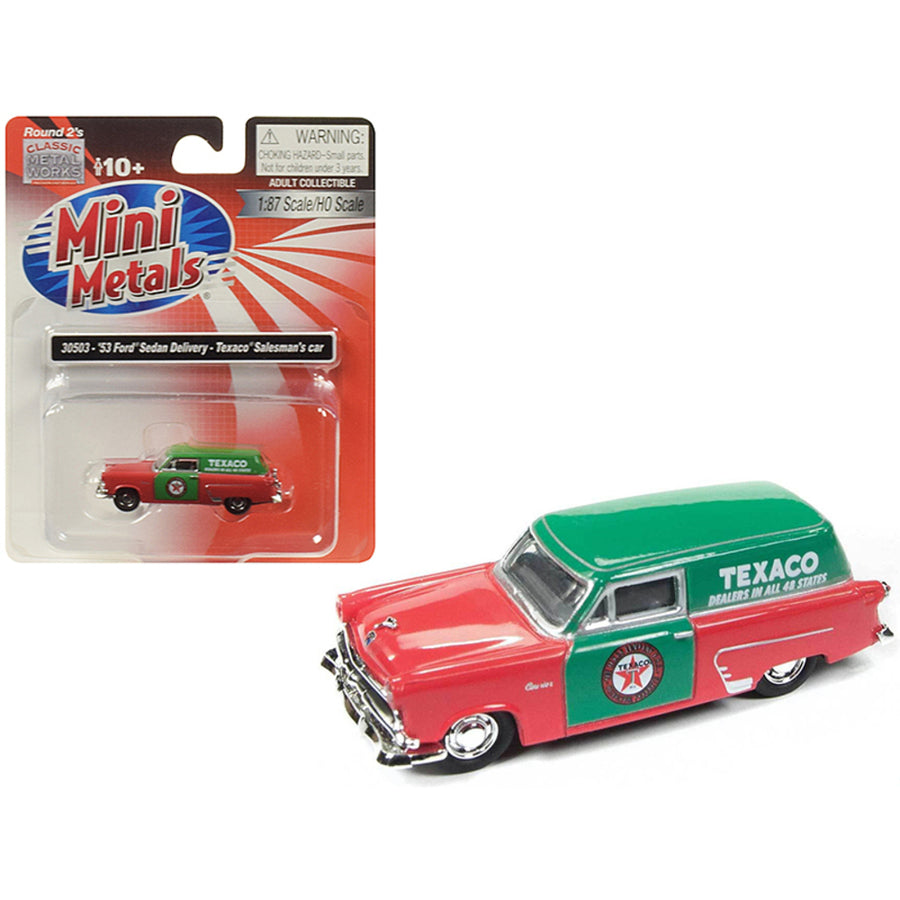1953 Ford Sedan Delivery Texaco Salesmans Car 1/87 (ho) Scale Model Car By Classic Metal Works 30503