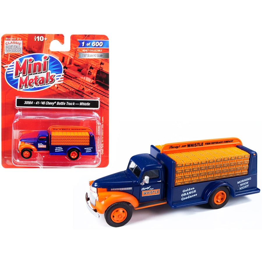 1941-1946 Chevrolet Delivery Bottle Truck Whistle 1/87 (ho) Scale Model By Classic Metal Works 30564