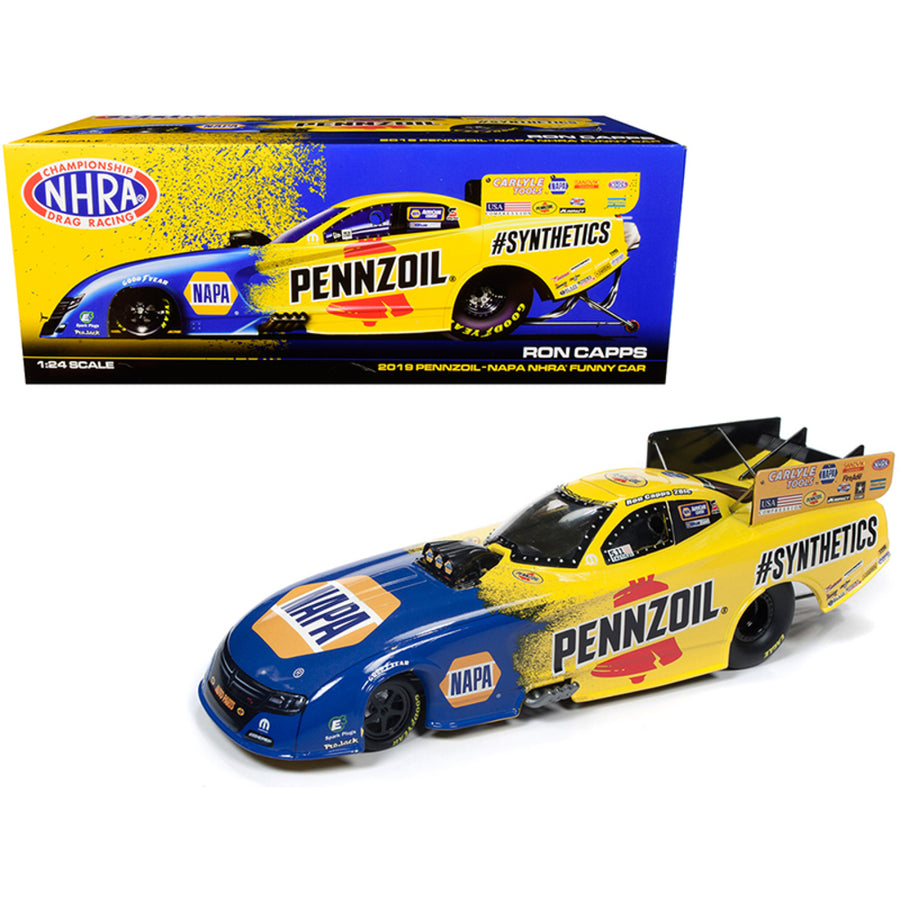 2019 Napa Nhra Funny Ron Capps Pennzoil 1/24 Diecast Model Car By Autoworld Cp7553