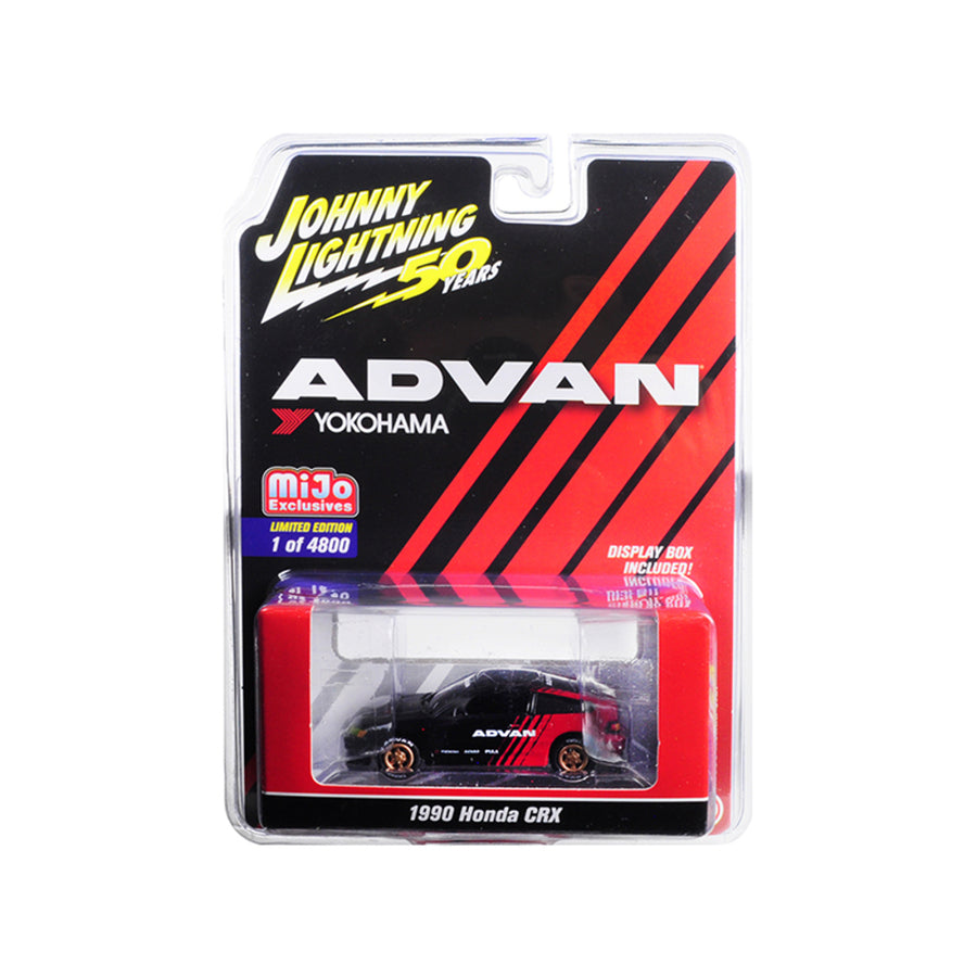 1990 Honda Crx Advan Yokohama Johnny Lightning 50th Anniversary Limited Edition To 4,800 Pieces Worldwide 1/64 Diecast Model Car By Johnny Lightning Jlcp7215